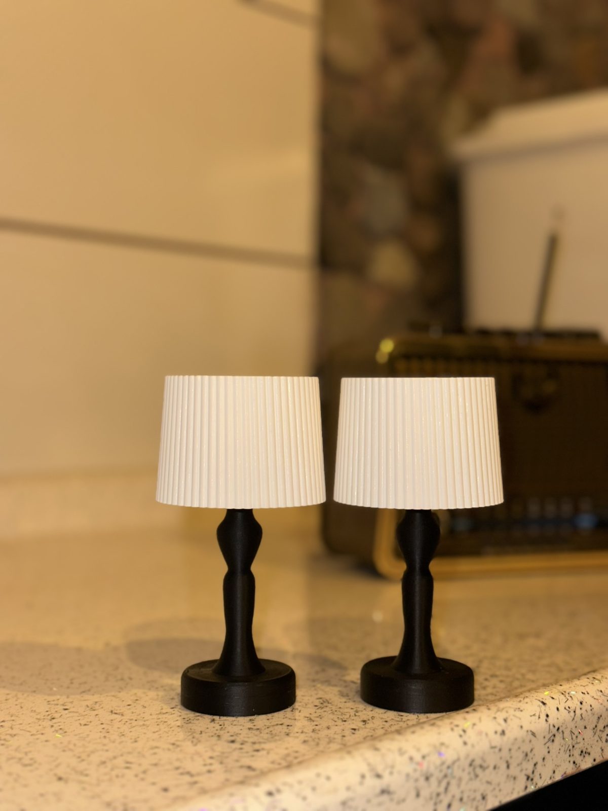 2'li Dekoratif Mini Abajur Seti – Tealight HEDİYE