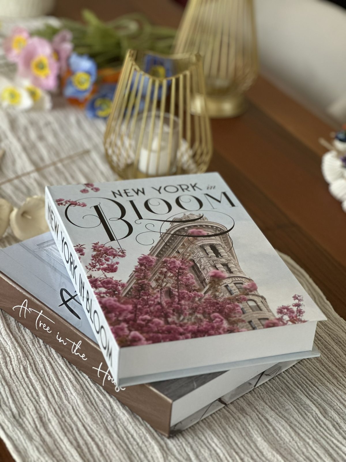 Dekoratif Kitap Kutu 2'li NY & A - Kitap Görünümlü Gizli Saklama Kutusu - Dekoratif Kutu